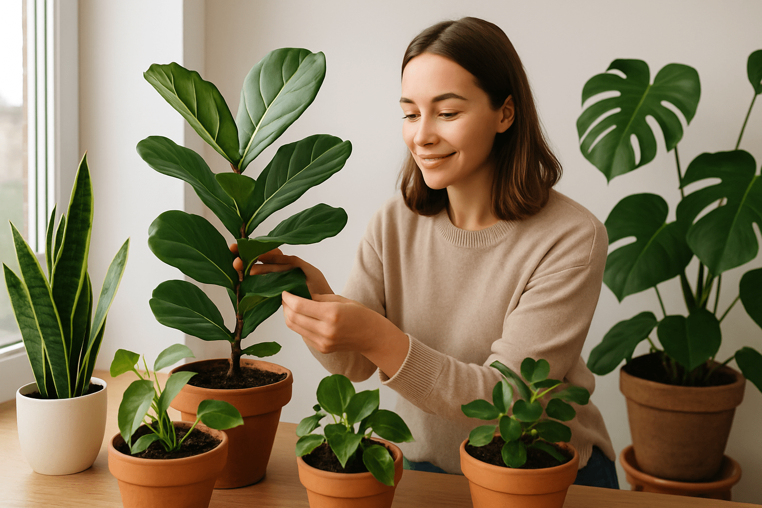 Planten voor betere luchtkwaliteit in huis