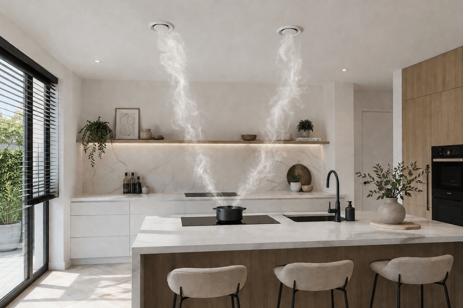 Afzuiging in de Keuken Waarom heb ik twee afzuigpunten? 