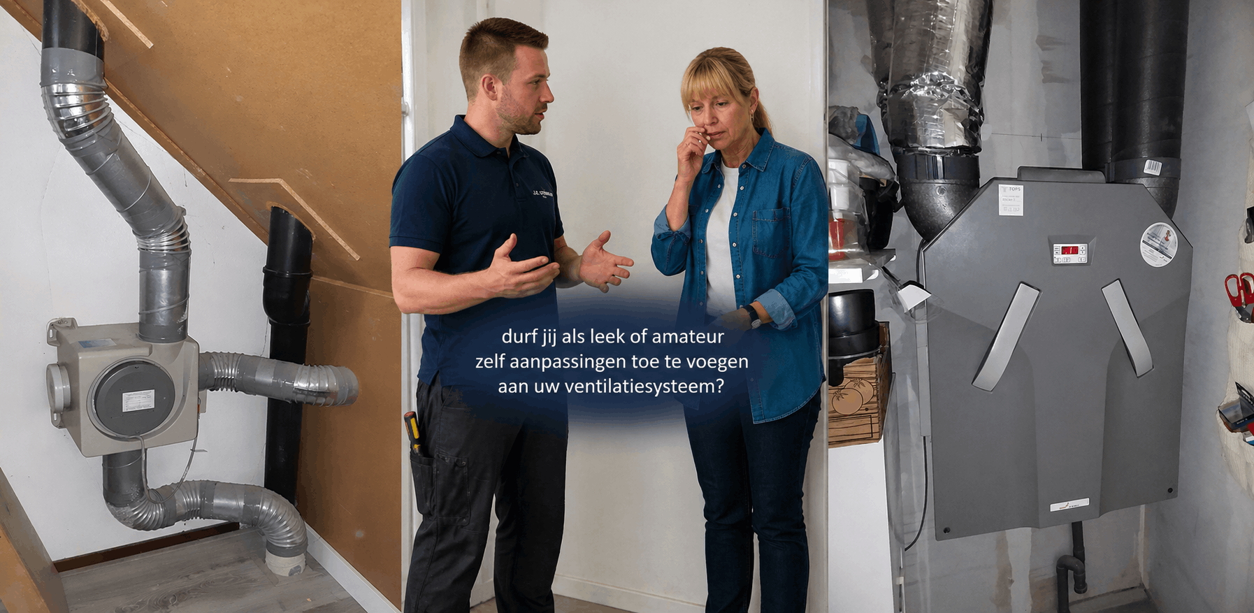 Zelf je ventilatiebox of WTW-unit vervangen?
Wat eenvoudig lijkt, brengt vaak meer risico dan je denkt – van storing tot verlies van garantie.Ventilatie Utrecht waarschuwt