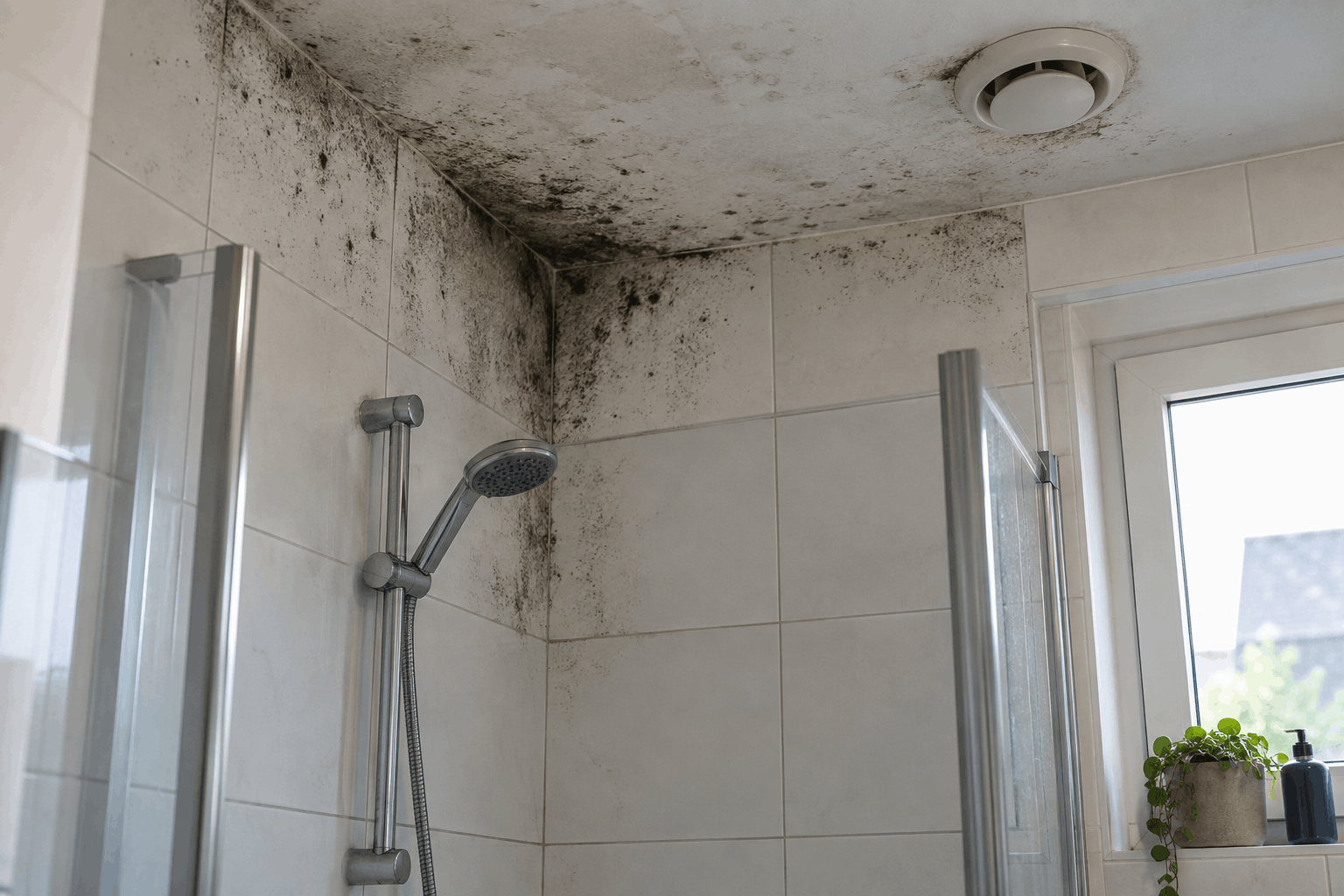 Schimmel in de badkamer behandelen en voorkomen met ventilatie in Utrecht