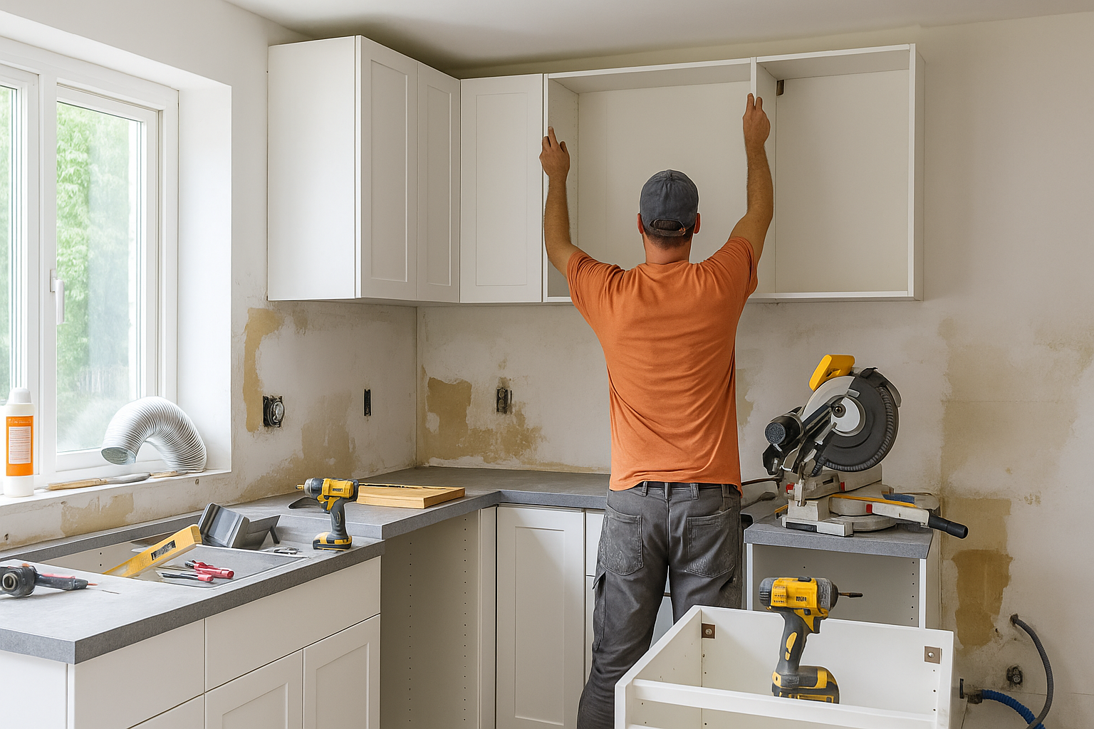 Ventilatiesysteem uitschakelen bij verbouwing