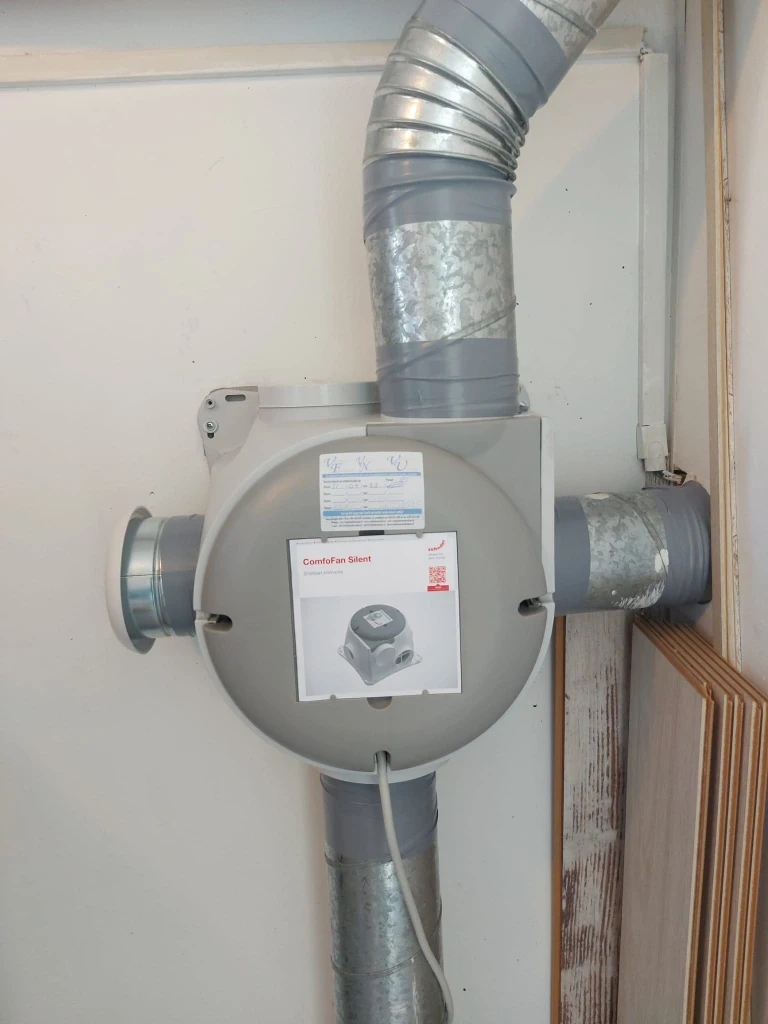 Comfofan Silent laten monteren en installeren door Ventilatie Utrecht