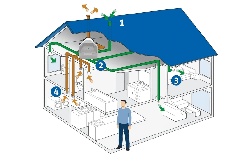 WTW-Systeem 3D overzicht