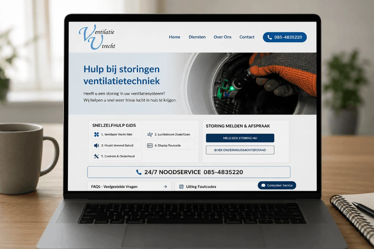 Ventilatiestoring melden alleen voor contractklanten van Ventilatie Utrecht