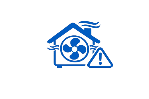 Ventilatiestoring meldingsicoon