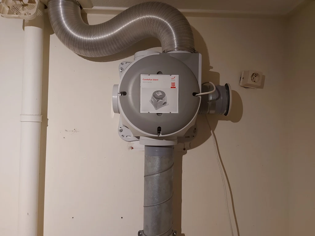 Vervanging van de mechanische ventilatiebox door specialist
